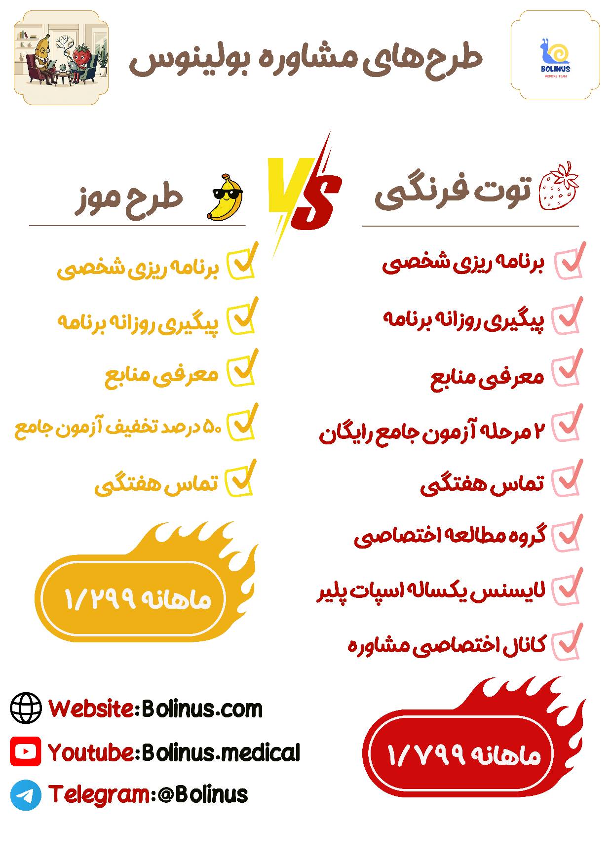 طرح‌های مشاوره بولینوس